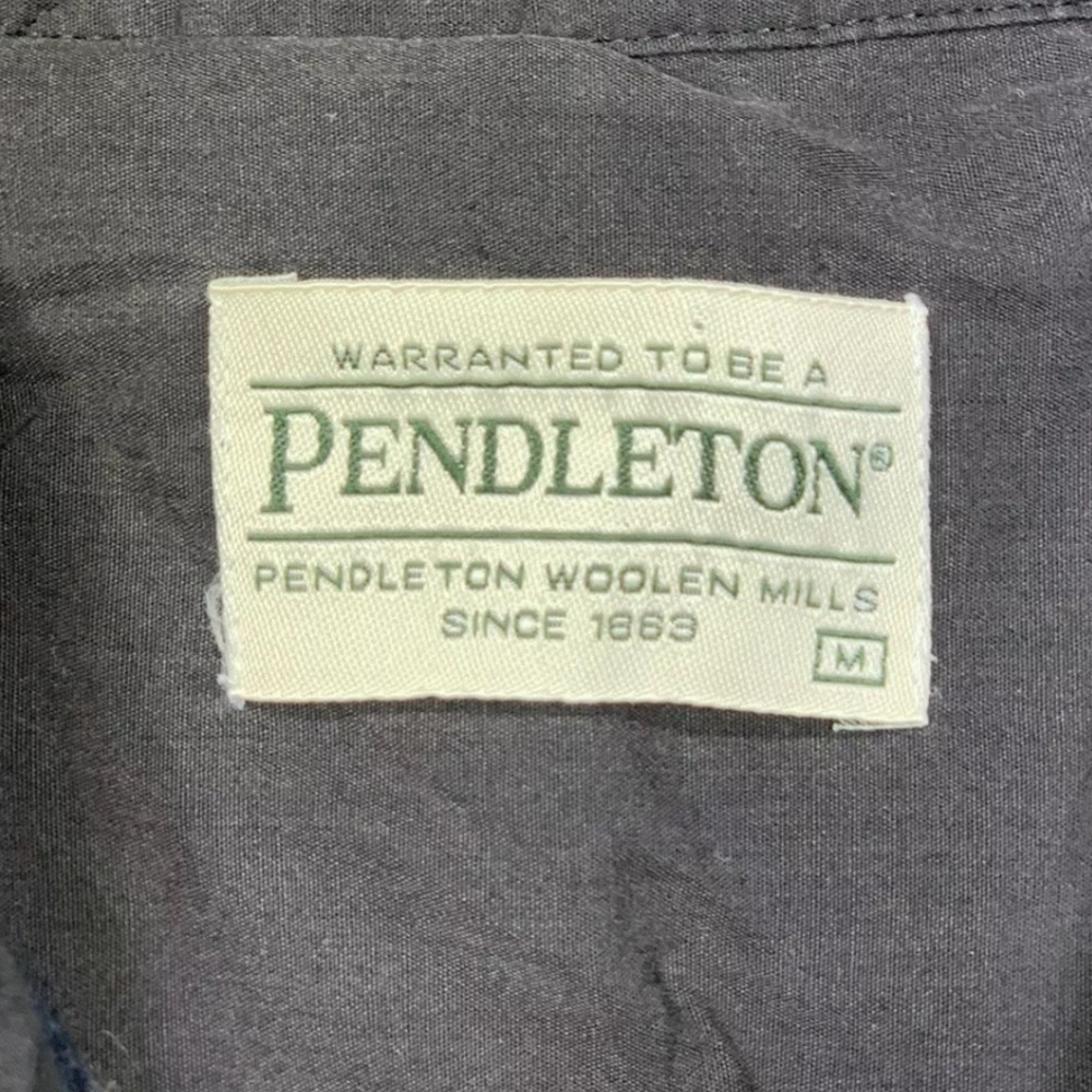 Pendleton Wool Button Down Plaid Flannel Shirt - image 3